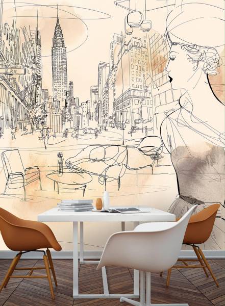 NYC interior and fashion - wallpaper