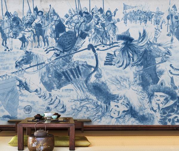 Blue china - wallpaper