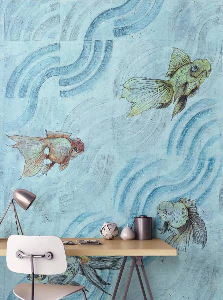 Onde di pesci - wallpaper
