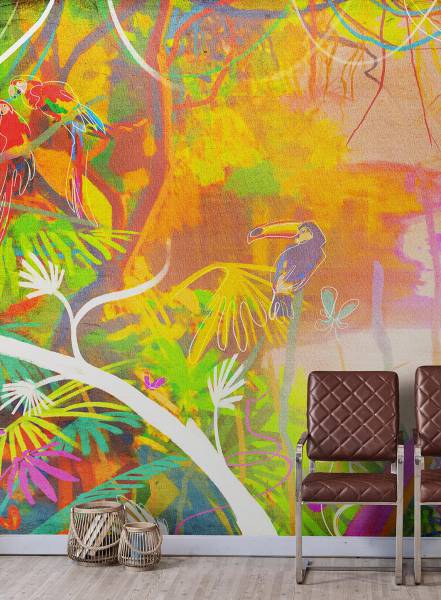 Tropical pop - wallpaper